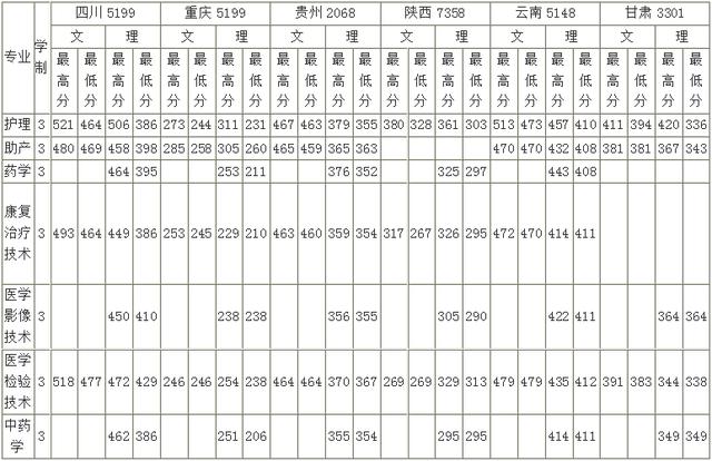 四川護理本科學校有哪些的簡單介紹